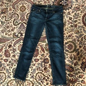 7 for all man kind Roxanne skinny jeans size 29